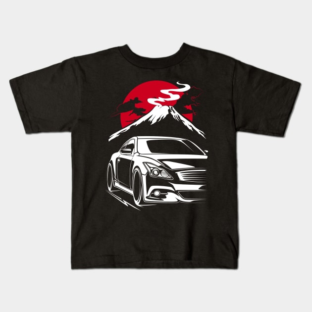 Infiniti G37 Coupe Kids T-Shirt by JDM Boyz